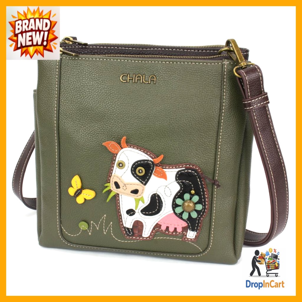 Vegan Leather Messenger Bag Crossbody Adjustable Strap Rfid Protected Casual